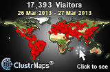 Locations of visitors to this page